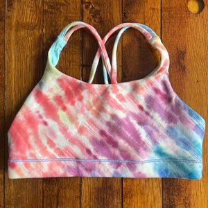 Athleta Girl Upbeat Sports Bra Tie Dye Size 8/10